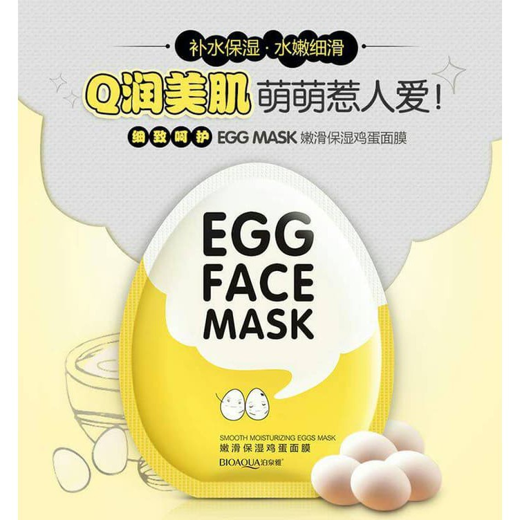 Bioaqua Masker Telur   Egg Face Mask Bioaqua