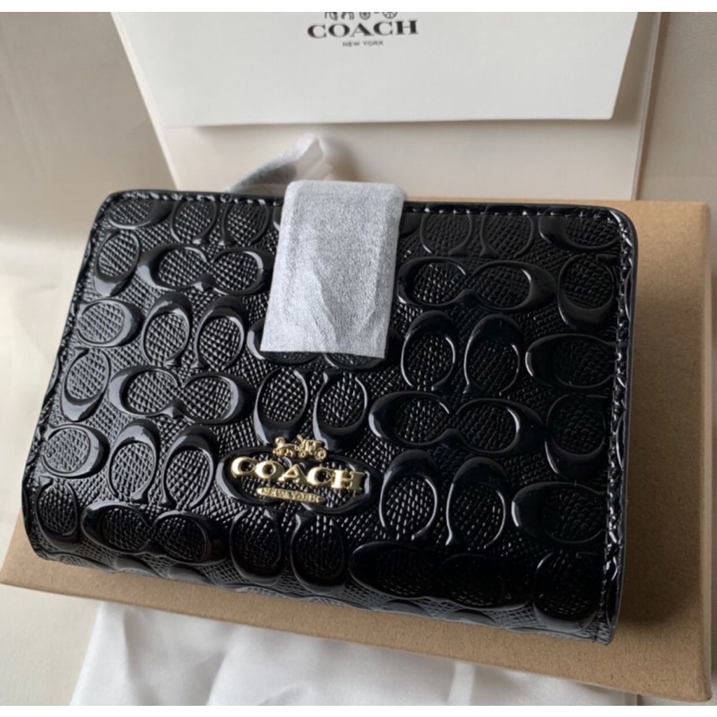 COACH WALLET FOR WOMEN SPECIAL EDITION BLACK ORIGINAL MURAH