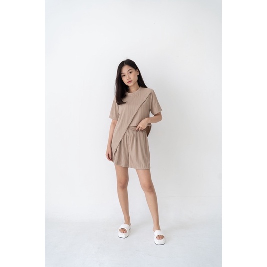 iweargracie - Hazel Knit Set-Brown