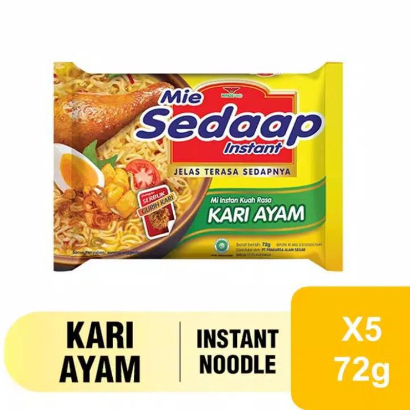 

Sedaap Kari Ayam 5 bungkus