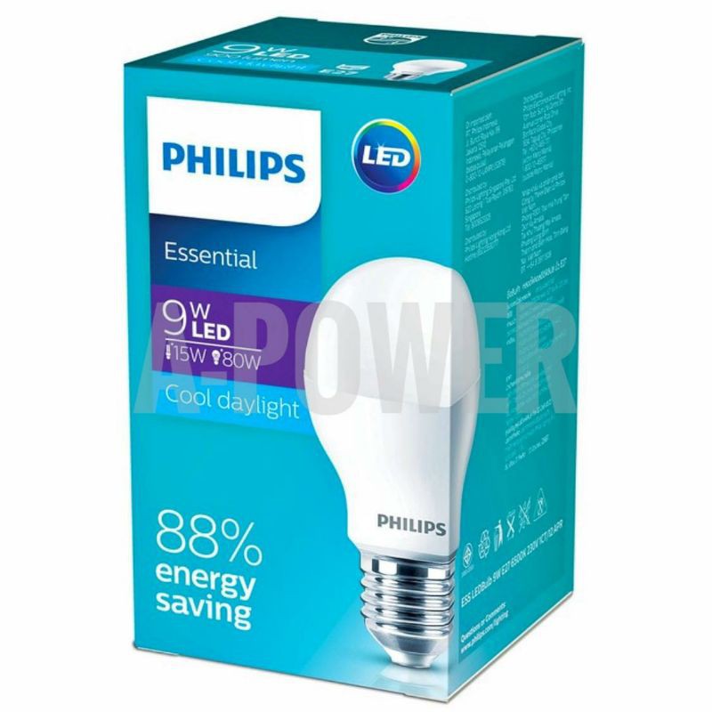 Philips - Lampu LED Essential 9W (Putih)