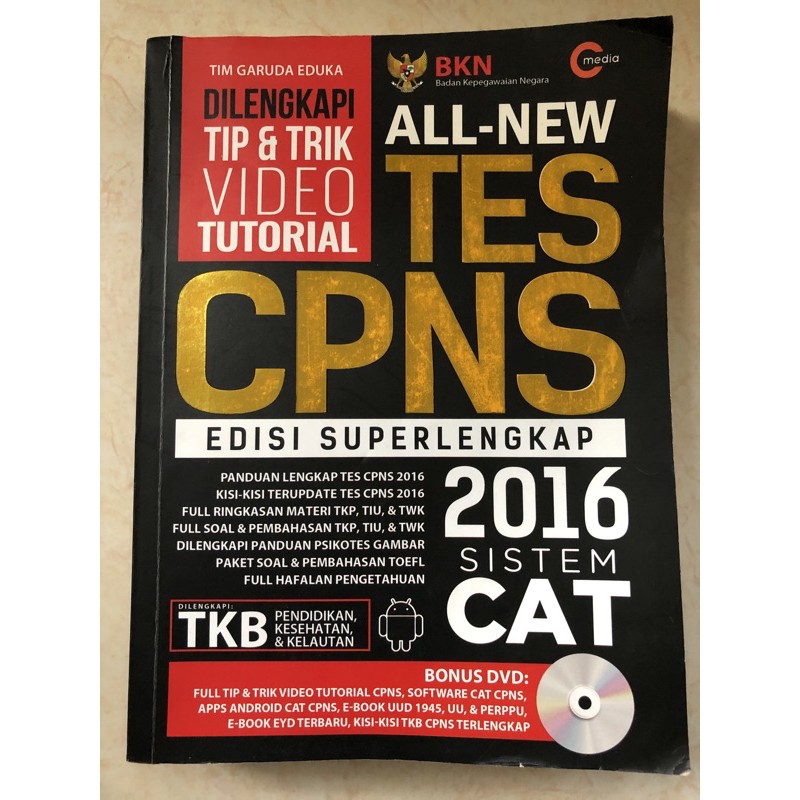 Preloved Buku All New Tes Cpns 2016 Shopee Indonesia