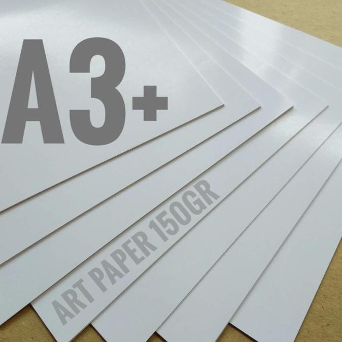 

Kertas Art Paper 150 Gsm Uk A3+ / 32cm X 48.3cm ( isi 250 lembar )