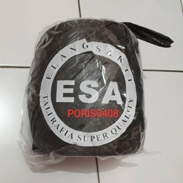 Tali Rafia / Tali Plastik ESA Hitam 900gr