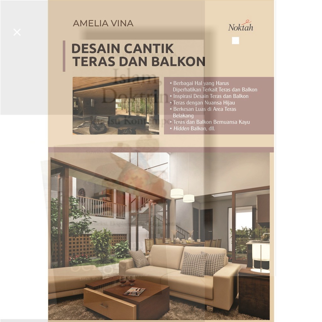 Jual Buku Desain Cantik Teras dan Balkon - NOKTAH | Shopee Indonesia