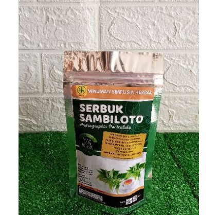 

Simplisia Herbal Daun Sambiloto Serbuk