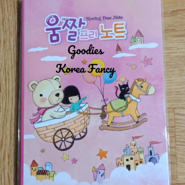 

Buku Tulis Moving Free Note Ori Korea Ready Stock