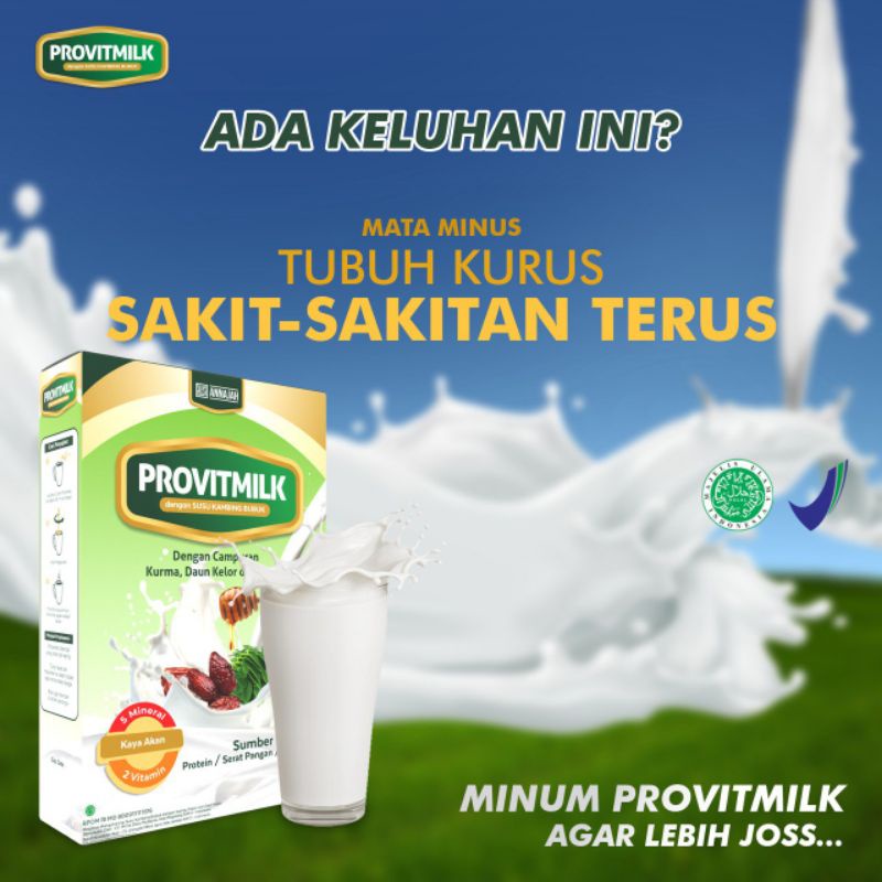 MILKGOAT susu etawa + HERBAL DAUN KELOR