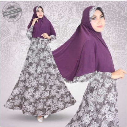 Baju Gamis Lebaran Syari Trendy Terbaru 2022 Model Kekinian Gamis Edisi Ramadhan Gamis Fashion Musli