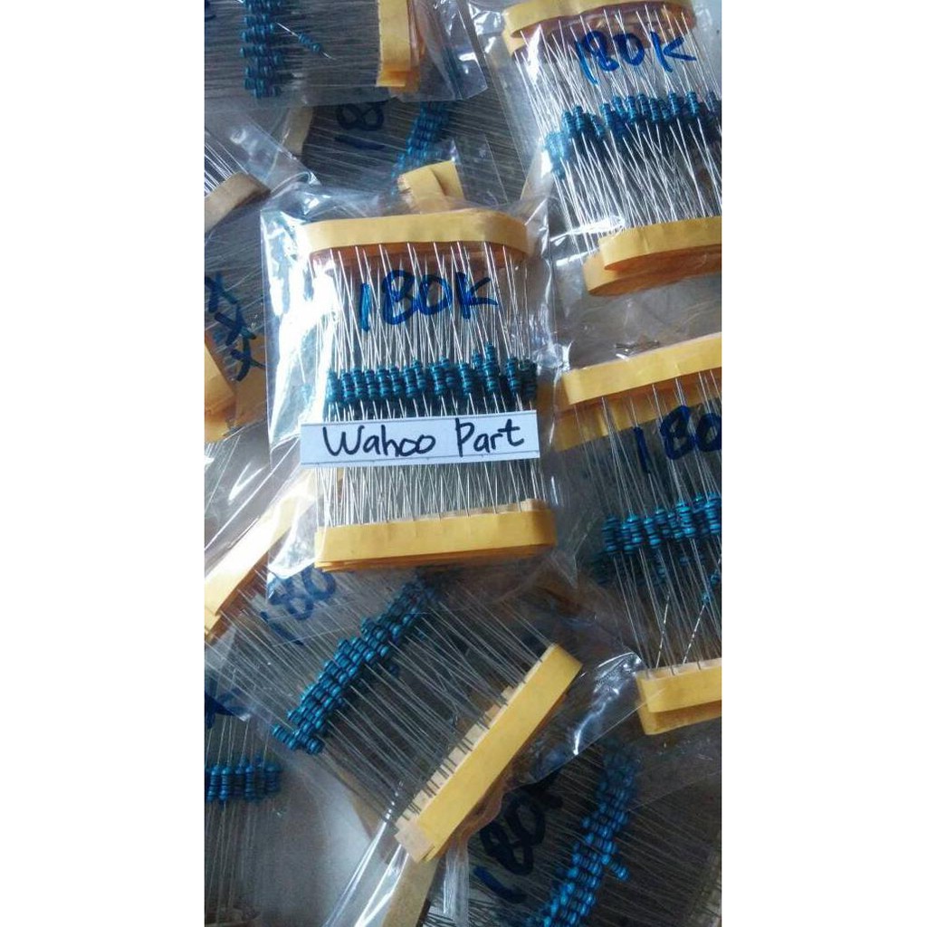 Resistor Metal Film 1/4 What 180K Wahooo Dijamin