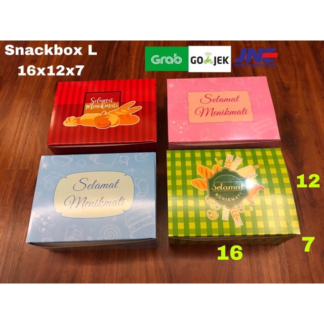 Box Snack L 16.12.7 Kotak Snack Kotak Kue Box Makanan Box Kue Hajatan Acara