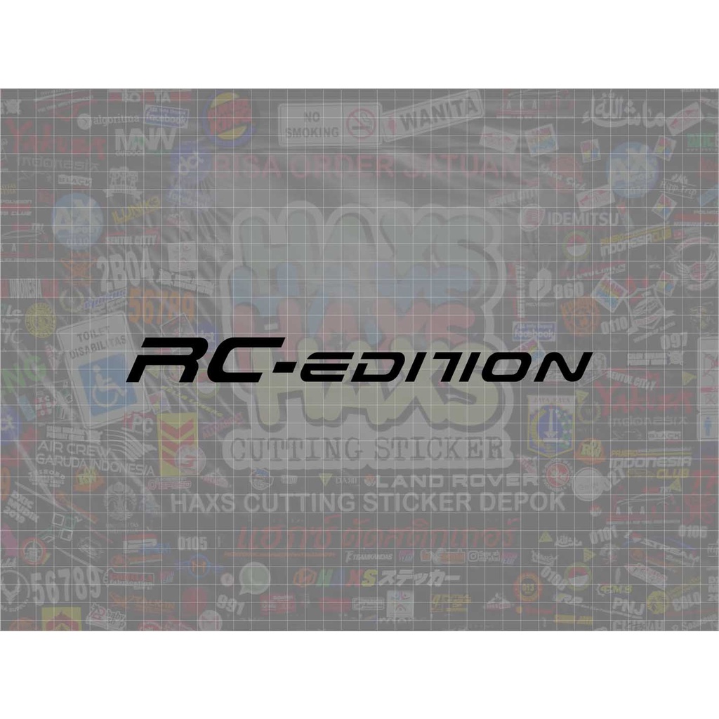Cutting Sticker RC Edition Vietnam Untuk Bottom Shock Depan