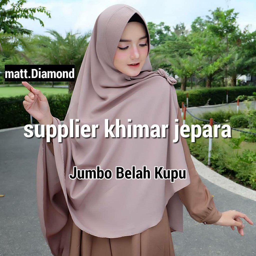 JILBAB INSTAN KHIMAR JUMBO BELAH TENGAH KUPU / KHIMAR PET JUMBO BELAH KUPU HIJAB SYARI