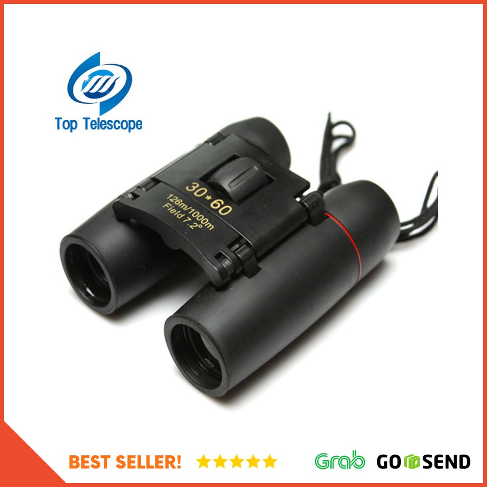 Binoculars High Definition Night Vision Concert 30 x 60 / Teropong Binokular - Black