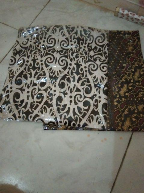 Ady Batik Hrb026 Kenongo Kemeja Tosca Pendek Pekalongan Padi M L Xl Sogan Tulis Halus Kemeja Batik