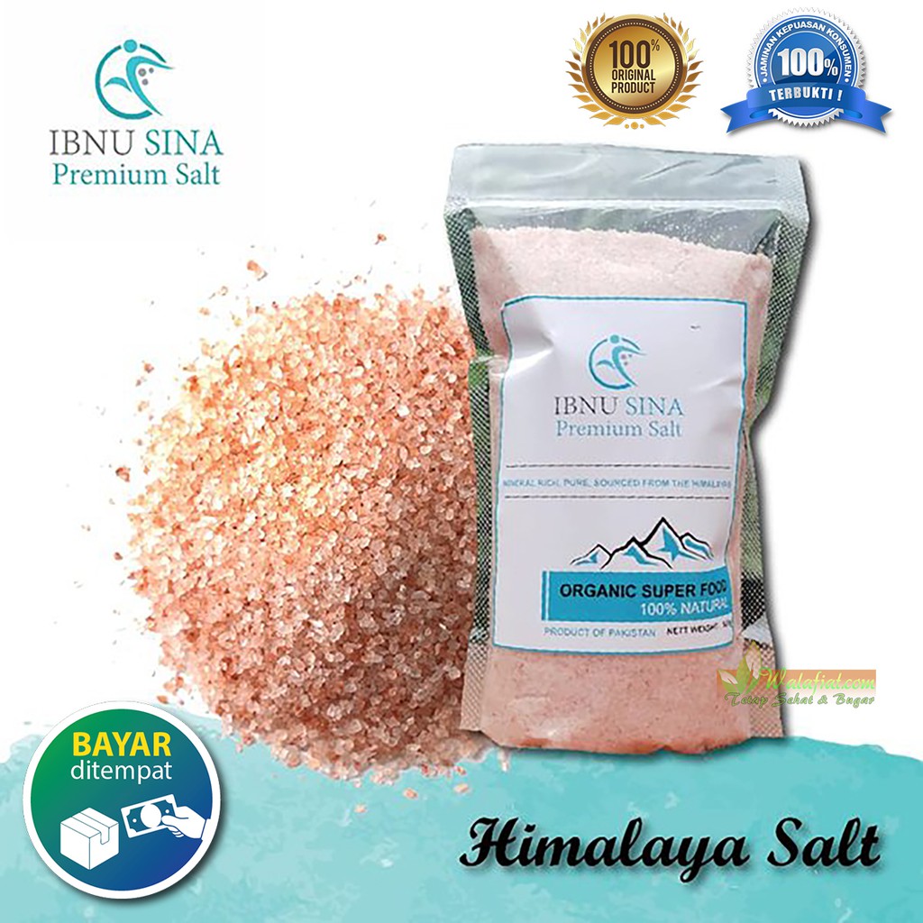 

Garam Himalaya Ibnu Sina Obat Kesehatan Lambung Gula Darah Jantung Pelezat Bumbu Masakan Makanan