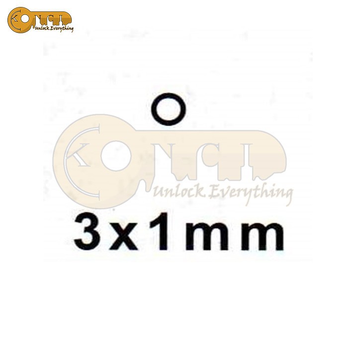 Karet Seal O Ring Warna Hitam berbagai Ukuran dari 3x1mm s.d. 22x2mm - 3x1