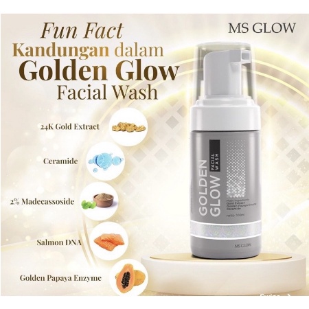 Ms Glow Facial Wash Ms Glow Original I Facial Wash I Facial Wash Golden