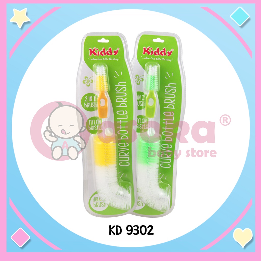 Kiddy Baby Curve Bottle Brush Sikat Botol Bayi ASOKA