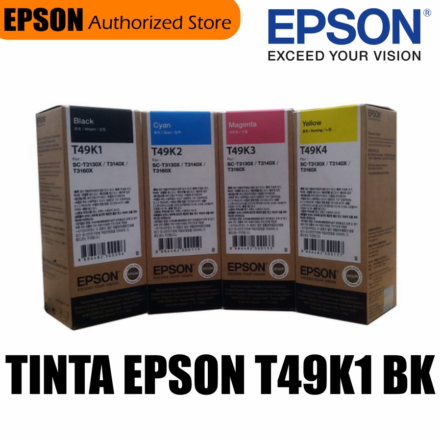 140ML T49P4 YELLOW TINTA BOTOL EPSON KUNING SC-F530 SC-F130 T49P DYE SUBLIM