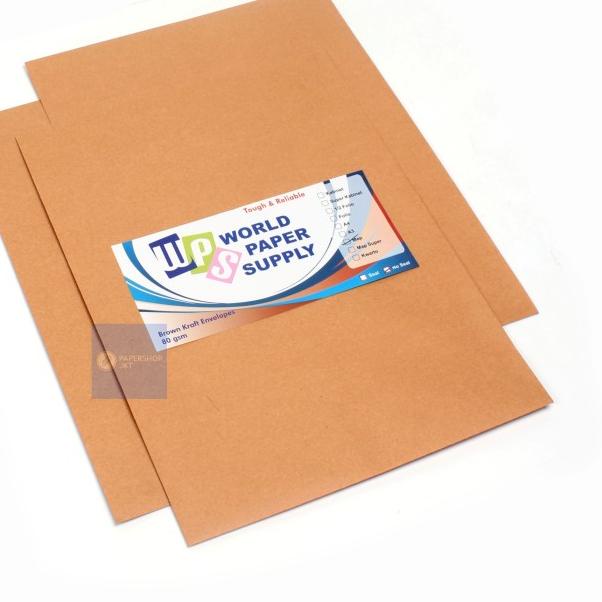 

✬ HOT PROMO!!! Amplop Coklat Ukuran Map WPS ( 27,5 x 37,5 cm ) ☀