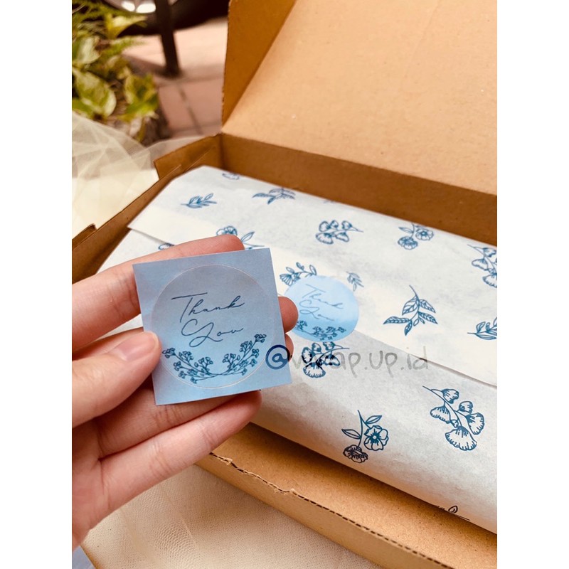 

Thankyou sticker Made with love enchanted forest series isi 10 pcs