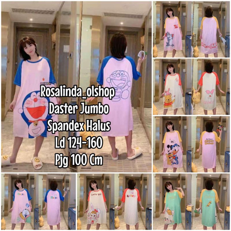 New Daster Jumbo Import/ Baju Tidur Wanita Murah / Daster Wanita Jumbo Import C08-A,B,C