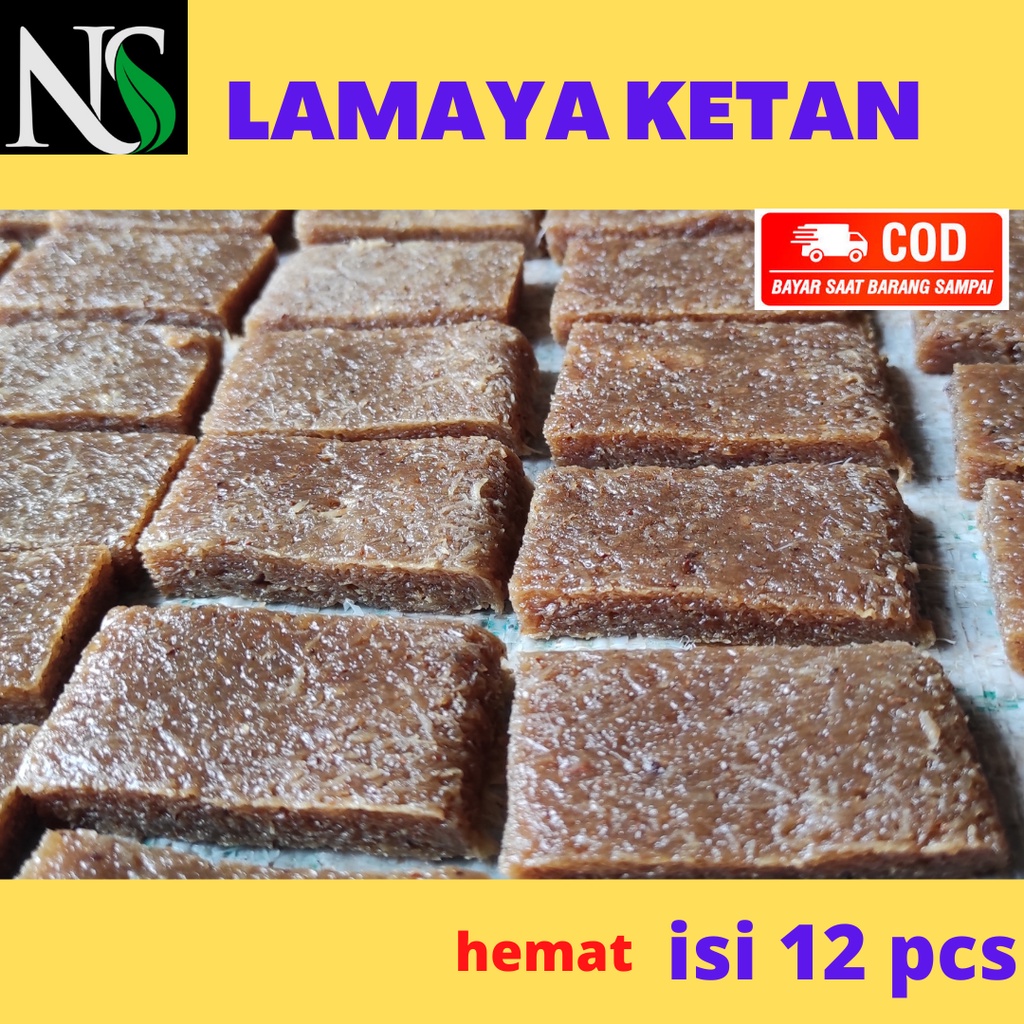 WAJIK LAMAYA KETAN ISI SEDERHANA 12 PCS OLEH OLEH BANDUNV