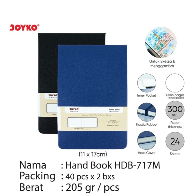 Jual Joyko Drawing Book Sketch Book Hardcover Handbook Hand Book