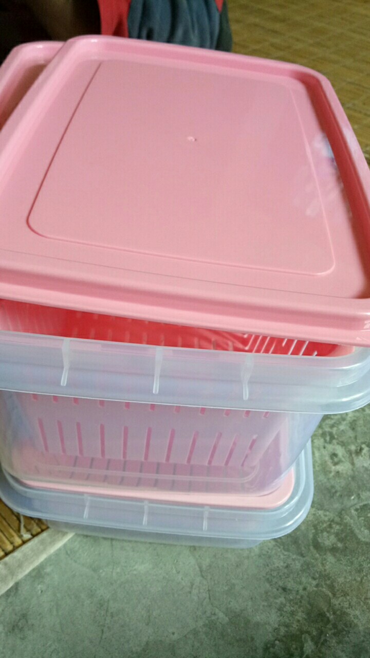 Kotak Serbaguna + Saringan Plastik Golden Lemon Sedang / Besar ( Tks161 / Tks162 )