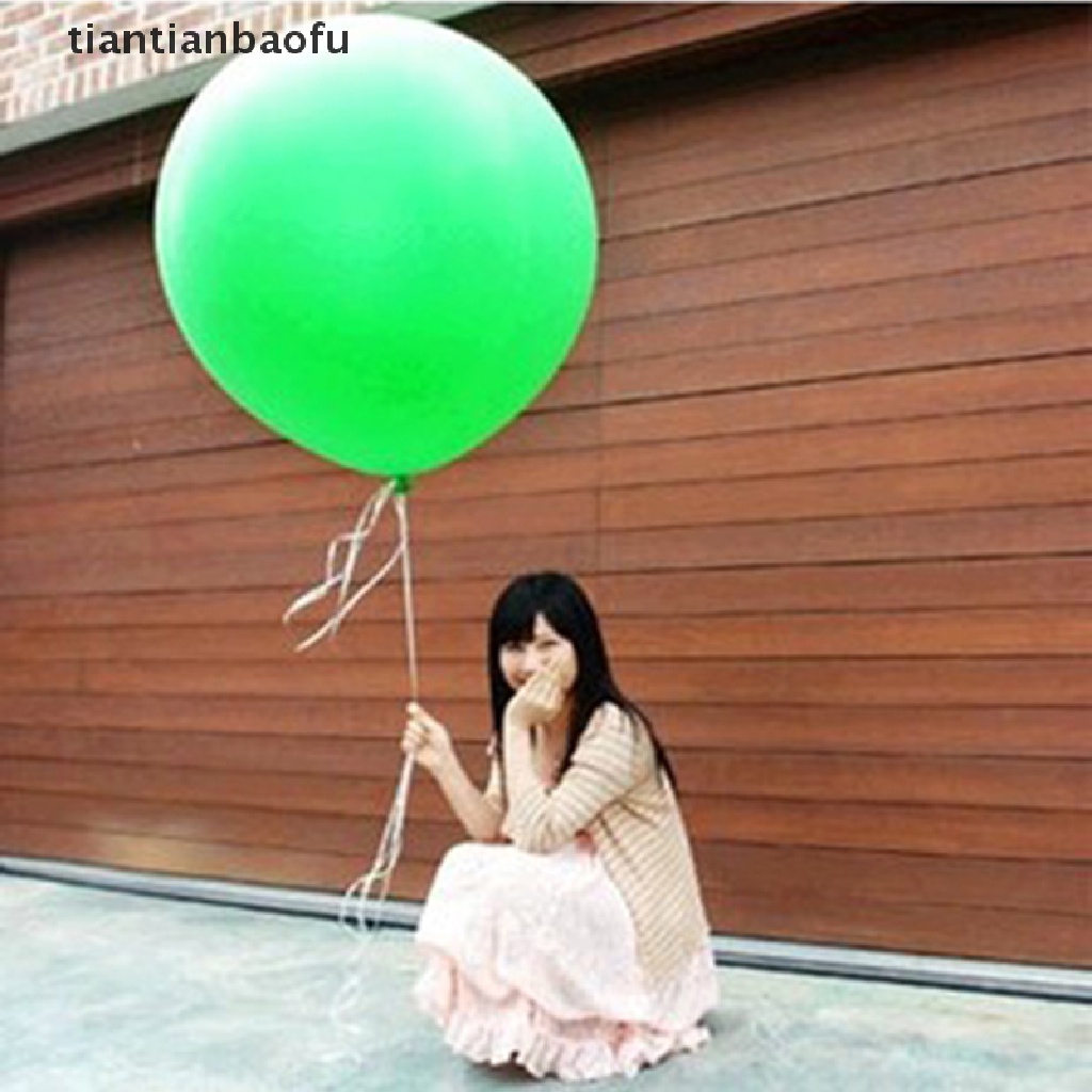 [tiantianbaofu] Colorful 36&quot; Inch Giant Big Ballon Latex Birthday Wedding Party Helium Decoration Boutique