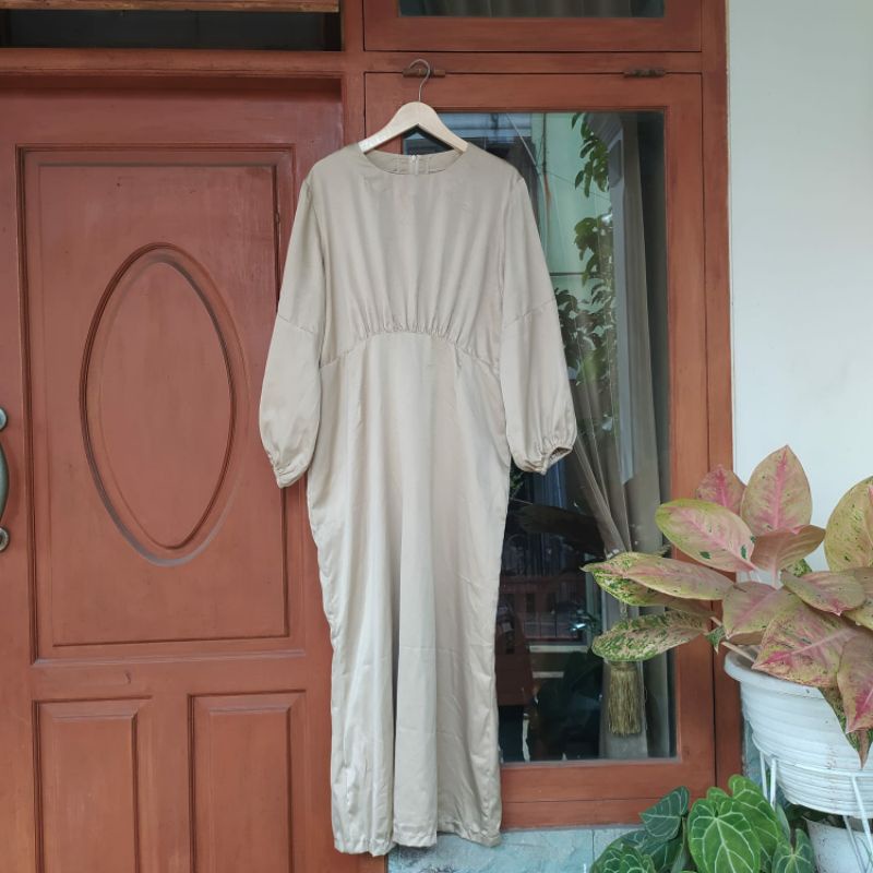 PRELOVED SATIN DRESS BIG SIZE