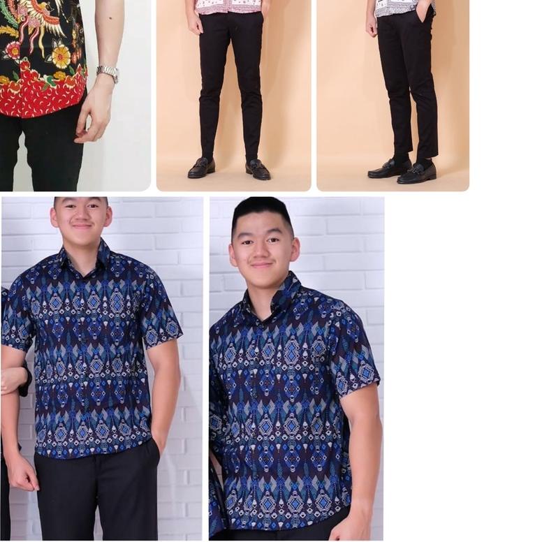 Kemeja Batik Pria / Kemeja Batik Cowok Modern / Kemeja Batik Modern Pria