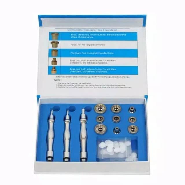 Sparepart diamond dermabrasion diamond tips wand dermabrasi diamond peeling mikrodermabrasi