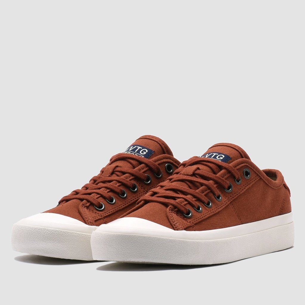 Sepatu Brodo Vintage V2 Low (Mocha/Navy/Fullblack/Teracota/Natural White/Black White/Camel/Olive)-Teracota