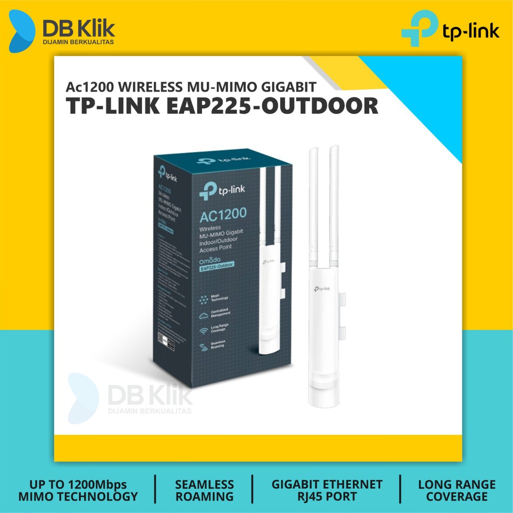 Access Point TP Link EAP225 Outdoor AC1200 Gigabit - EAP 225 Outdoor