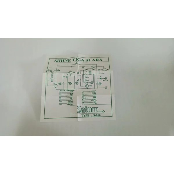 PCB Sirine 3 Suara DC 12V S-010