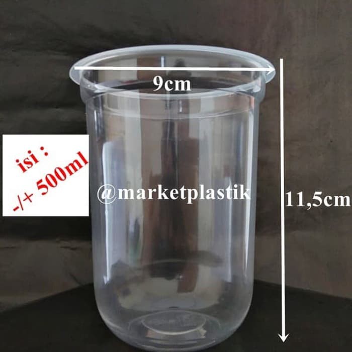 Download Gelas plastik Oval/gelas oval/cup pp oval/cup U/CUP OVALE U 16OZ@50PCS | Shopee Indonesia