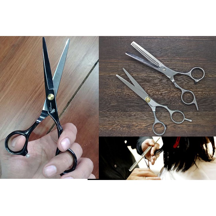 Mpro Gunting Rambut Sasak Lurus Salon Jepang Hairdressing Scissors Thinning Cut Penata Full Stainless jnp