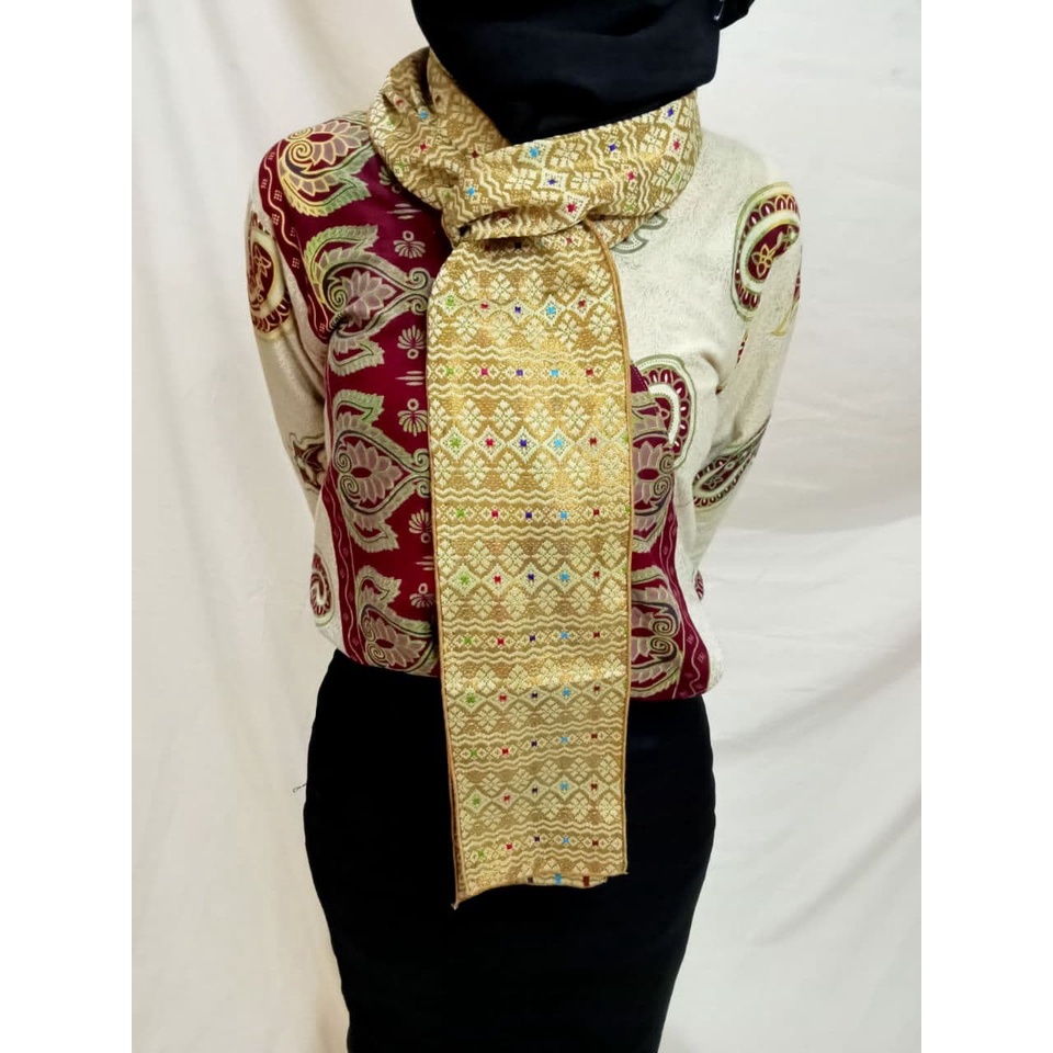 Syal Songket Palembang Bermacam Warna & Motif Songket Pash-4