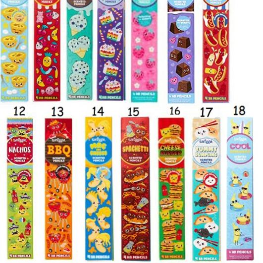 

☚ Smiggle Scented Pencil Pack x 4 Original - No.1 ♬