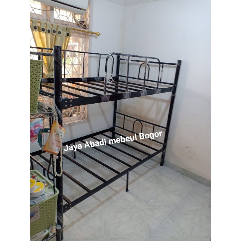 Ranjang tingkat besi 120x120x200 khusus Jabodetabek