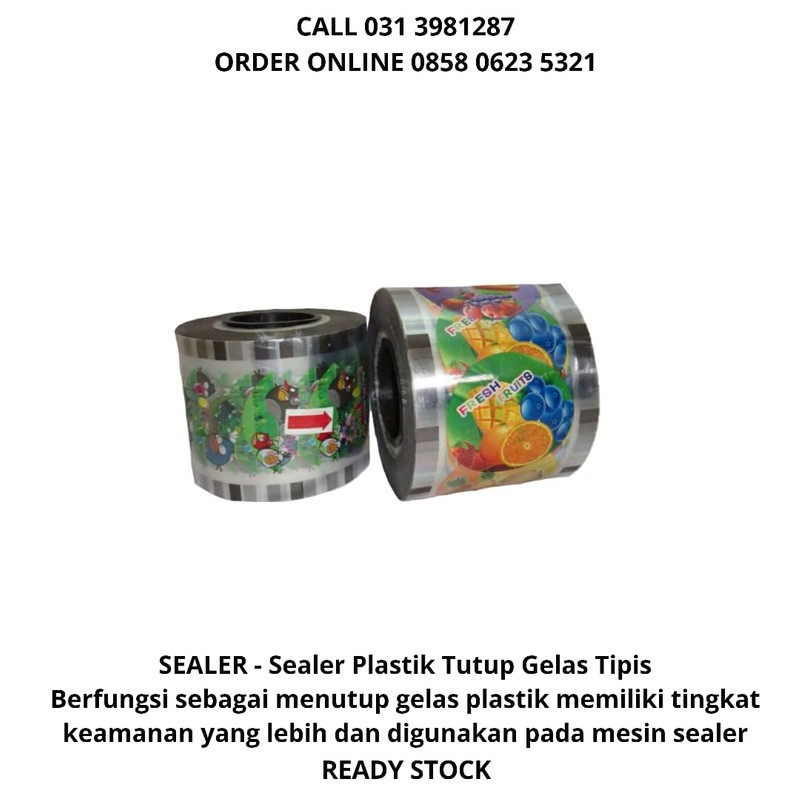 SEALER PLASTIK TUTUP GELAS TPS