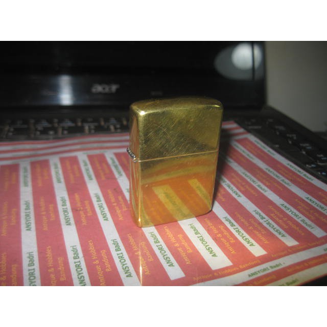 zippo original aniversary 1932 1990 58th bokong terbalik iklan H979