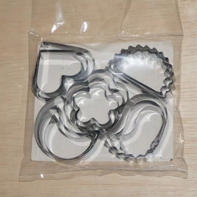 Cetakan Kue Roti Jajan Kastengel Bangket 5 Model Susun 3 Set