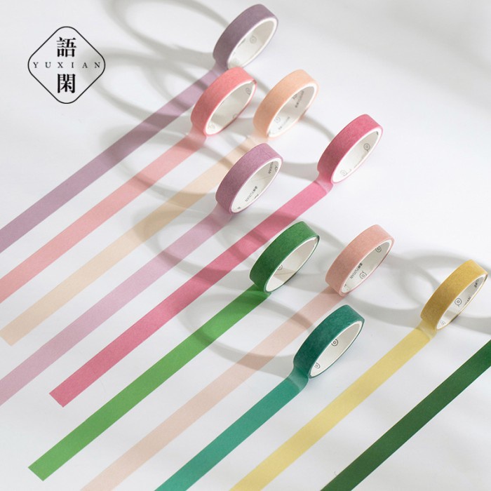 

Promo Bulan Ini Selotip Washi Tape Set 5 Pcs Masking Tape Cute Jepang Warna Warni Gilaa!!!