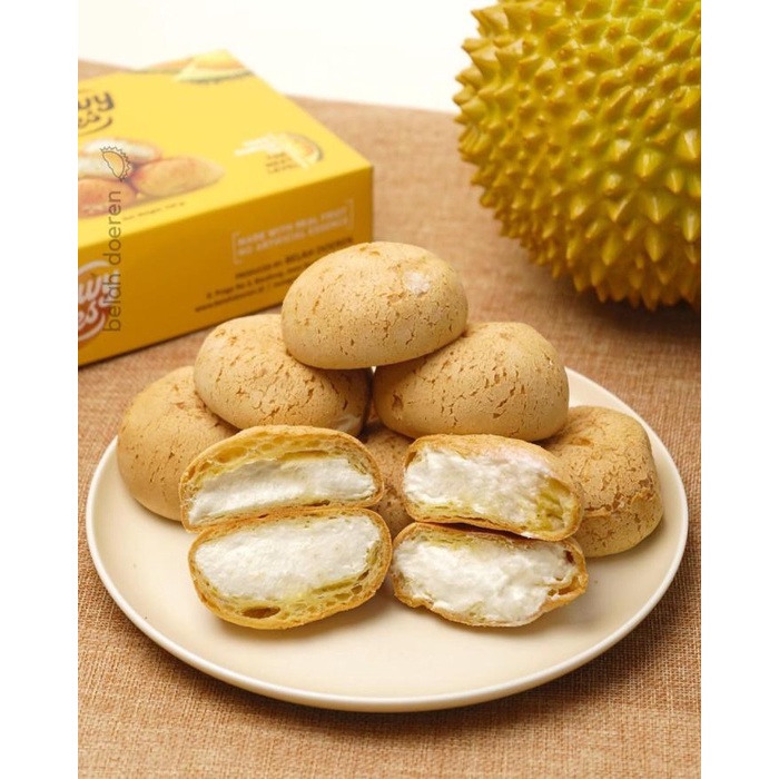 

Belah Doeren Durian Chewy Soes Original 1 Box