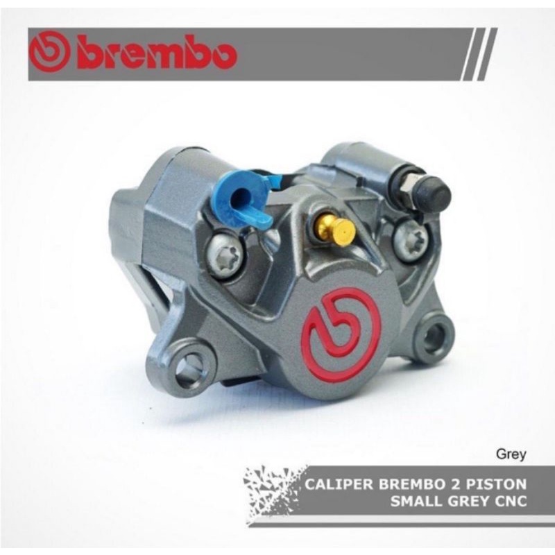 KALIPER BREMBO 2P PISTON PALA BABI CAKRAM MATIC BEBEK SPORT FREE KAMPAS 2 SET NOT NISSIN SAMURAI KTC