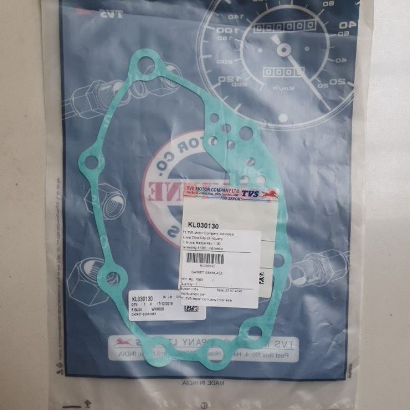 Packing Gardan Ntorq TVS. Gasket Gearcase