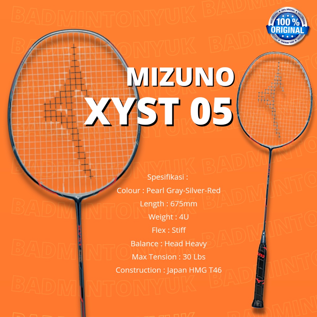 Mizuno XYST 05 Raket Badminton Original Termurah